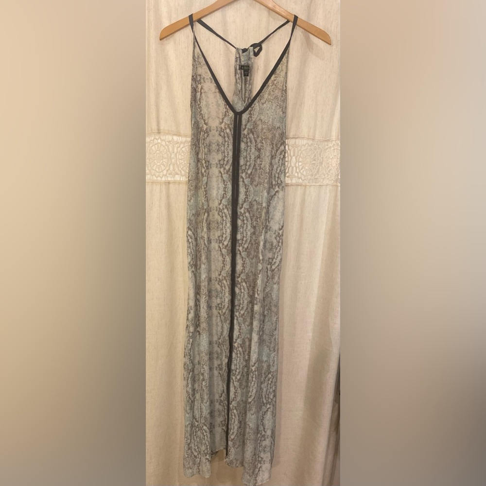 Lovestitch Maxi Dress.  Snakeskin print.  Small.